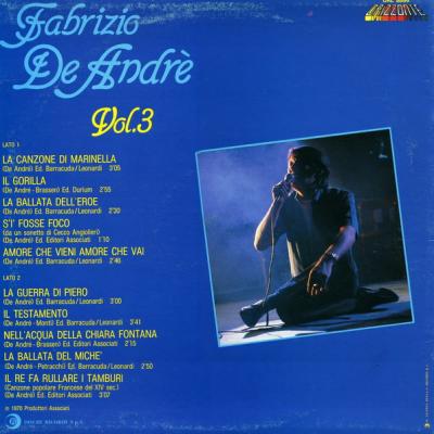 1a Edizione Ricordi Orizzonte ORL 8899 – copertina differente dalle stampe originali Back