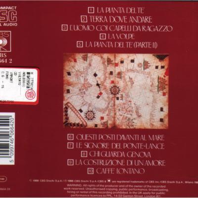 La pianta del te' - retro CD